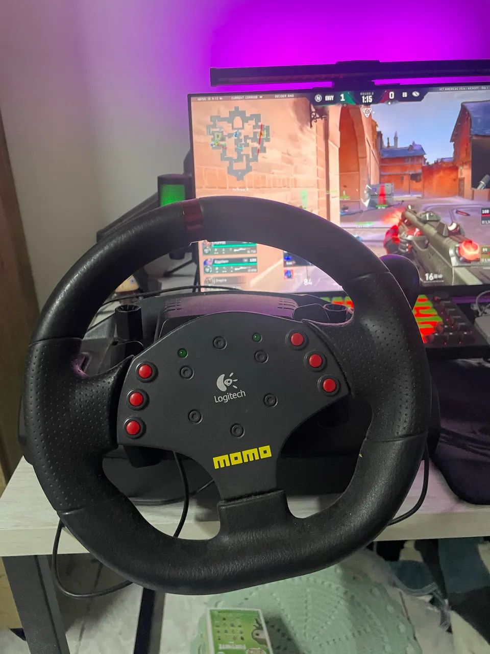 volante logitech momo racing