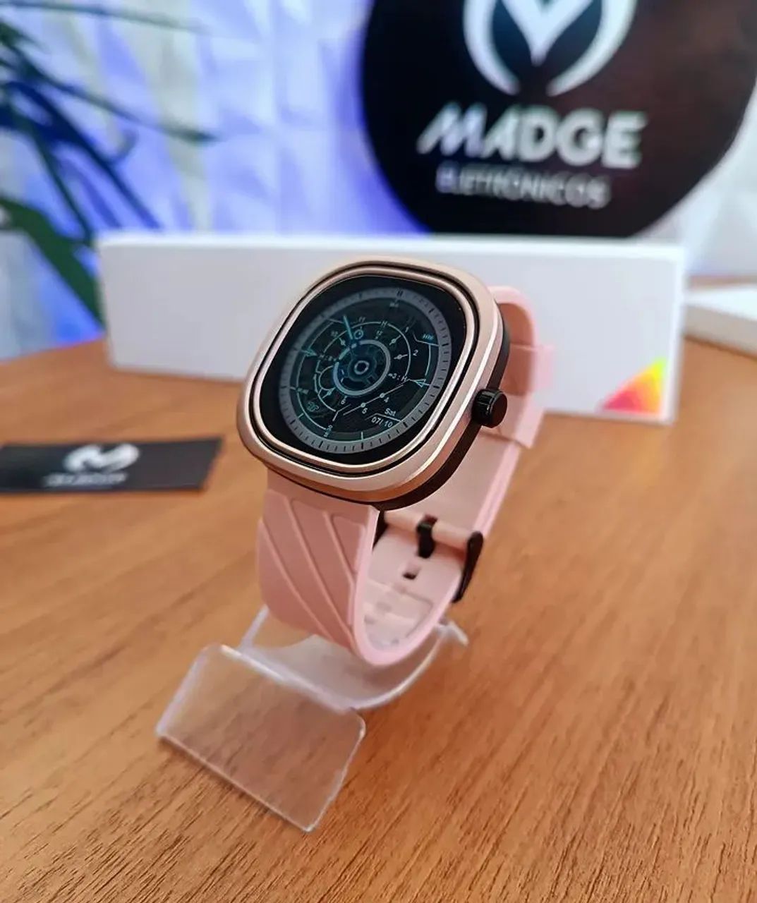 Smartwatch Feminino a prova d'água tela Grande