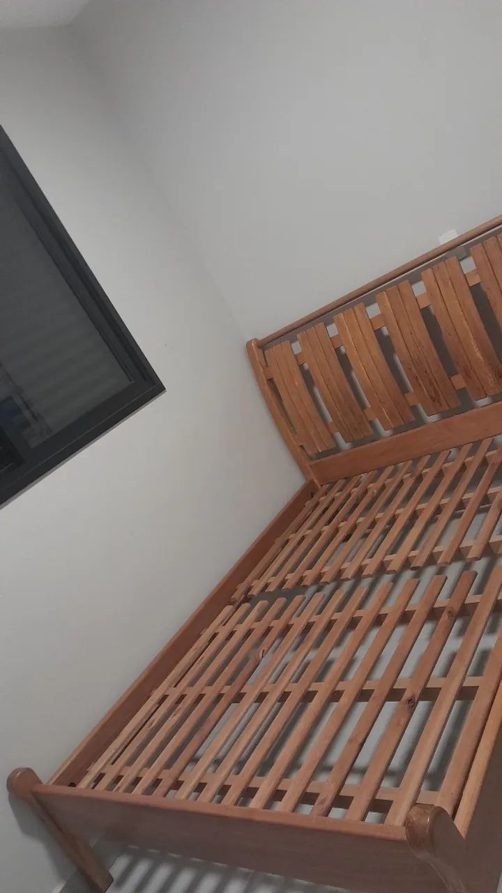 CAMA DE CASAL MADEIRA JEQUITIBÁ - Foto 4
