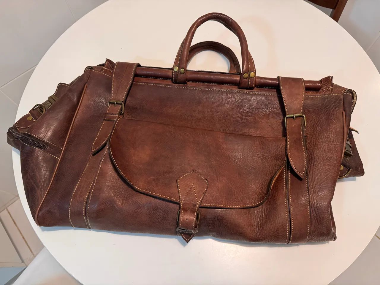 Bolsa de couro  - Foto 4