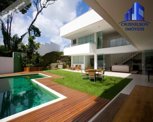 Casa à venda alphaville i salvador , r$ 3.400.000,00, 5 suítes, piscina, projeto sidney qu - Foto 6