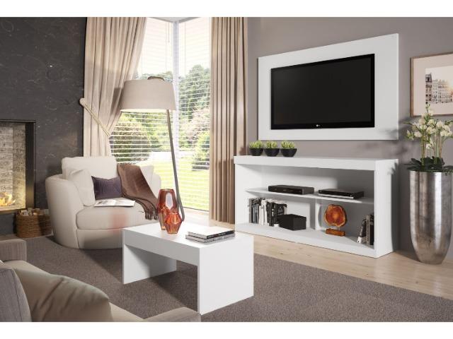 Rack com Painel para Tv de 47" e centro de mesa