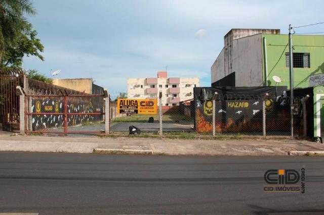 Terreno para alugar, 1025 m² por r$ 2.500,00/mês - porto - cuiabá/mt