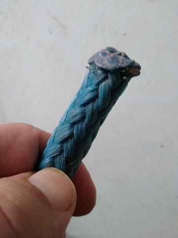 Corda trançada de polietileno 5/8" com a caixa