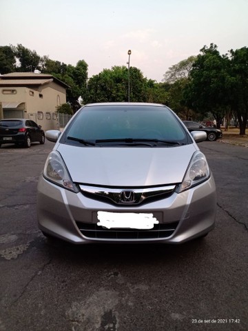 HONDA FIT EX TOP DE LINHA COM BANCO DE COURO