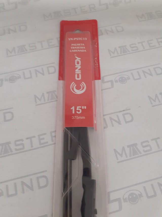 Palheta traseira carenada. 15". Nova. Colocada. 