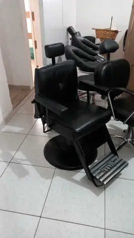 Cadeira de barbeiro marri, extra