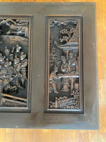 Mesa chinesa antiga madeira - Foto 3