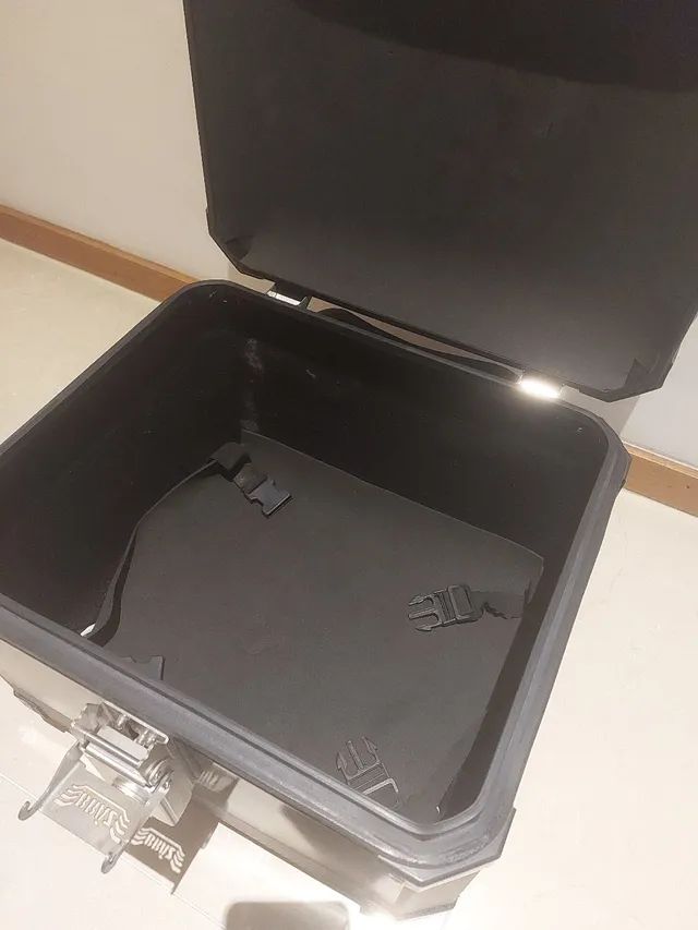 Baú Braz 43L + Bagageiro Reforçado Himalayan Chapam - Foto 6