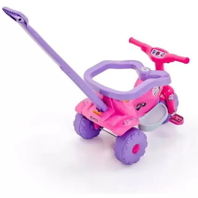 Triciclo Tico Tico Pets rosa Motoca Infantil - Magic Toys 2811