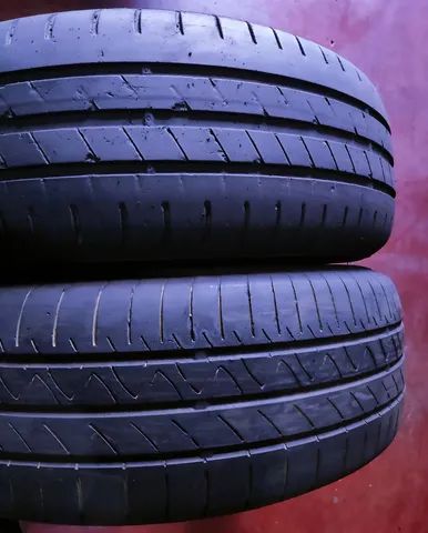 2 pneus 195/65 aro 15 - Goodyear e Continental 