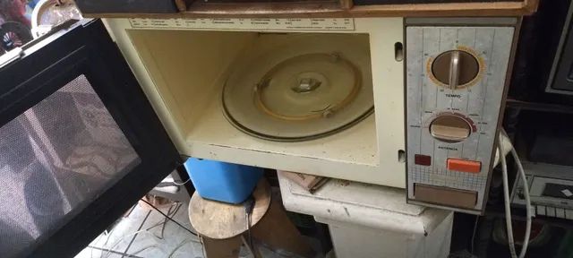 Forno de microondas Panasonic antigo funcionando  - Foto 3