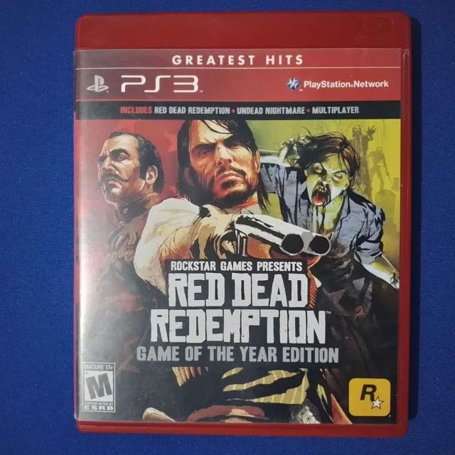 Jogo de Playstation 3 (PS3) Original - Red Dead Redempt