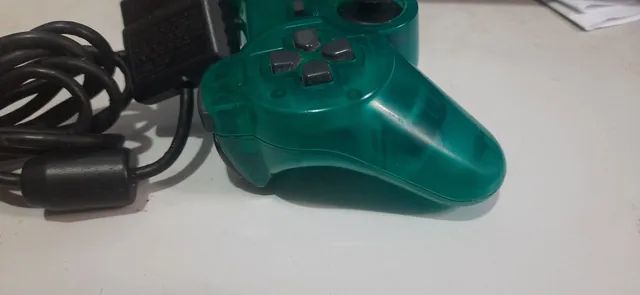Controle Ps2 Esmerald Green  - Foto 4