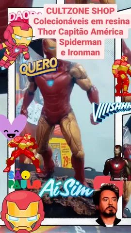 Colecionáveis Estátuas em Resina Ironman - Foto 2