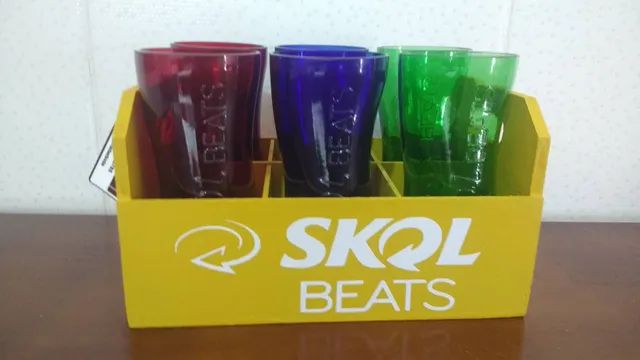 Kit Skol Beats com 6 copos feito da garrafa  - Foto 2