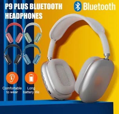 Headphone P9 Air Bluetooth Music Fone De Ouvido Estéreo Sem Fio Com Microfone z806 - Foto 2