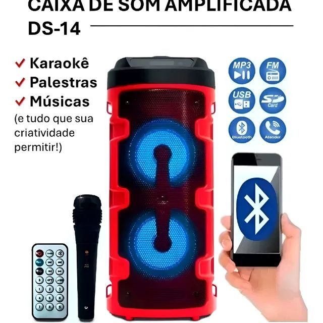 Caixa de Som Amplificada DS-14