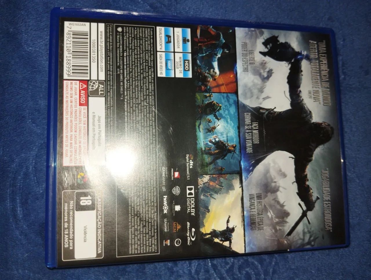 Jogo PS4 Sombras de Mordor Dublado PT BR PlayStation 4 mídia fisica - Jogos  de Vídeo Game - Vila Gea, São Paulo 1323001179 | OLX