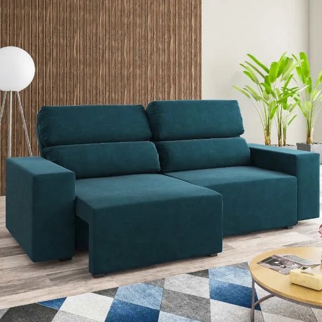 Sofá Retrátil e Reclinável Benkon - Foto 4