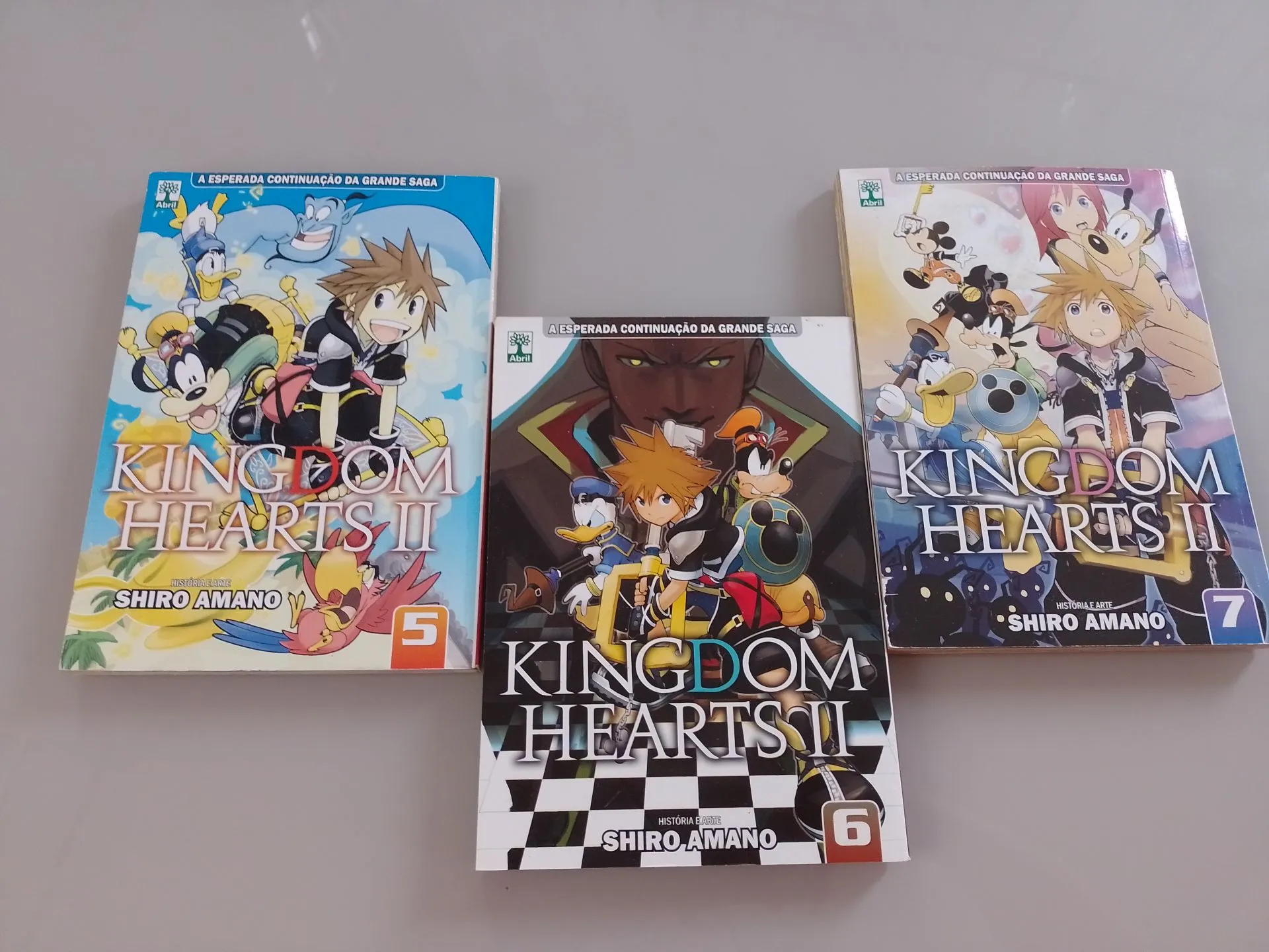 Mangá Kingdom Hearts II - Volumes 5, 6 e 7