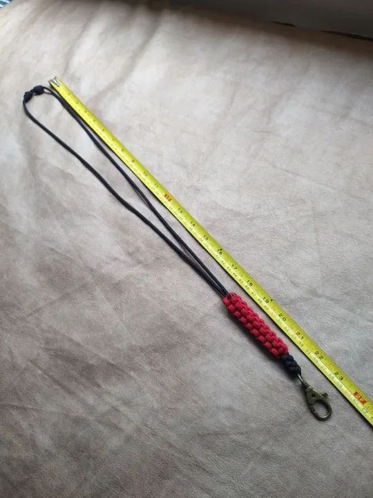 Robusto Colar de Paracord 550 para Prender Chaves na Moto - 60 Cores Customizáveis  - Foto 5