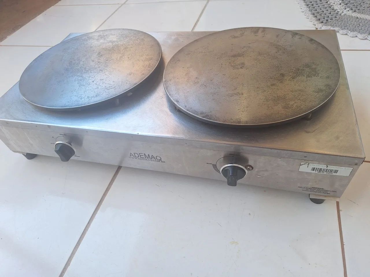 Chapa para Crepe Dupla Ademoa