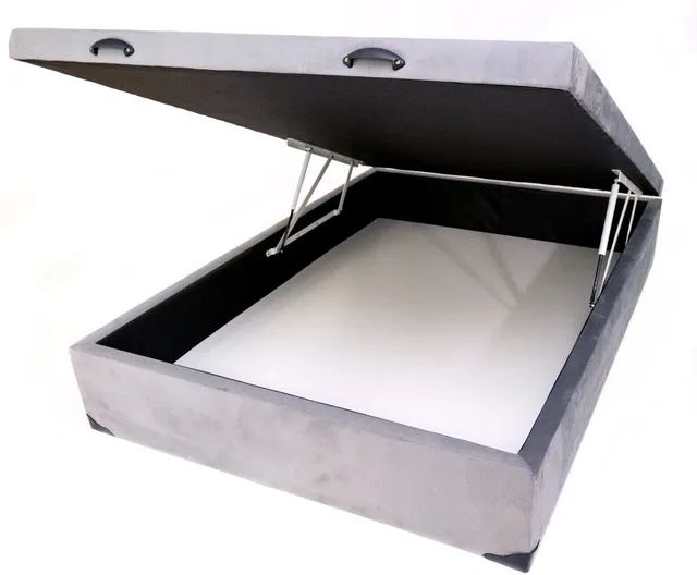 Cama Base Box Bau - Casal Padrao 