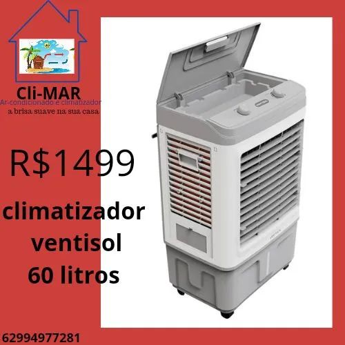 Climatizador ventisol 60 litros 