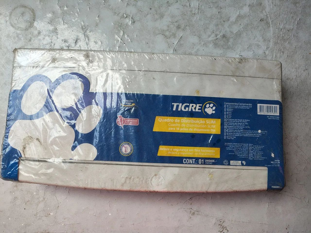 Quadro de Distribuição Tigre Slim 16 Pólos