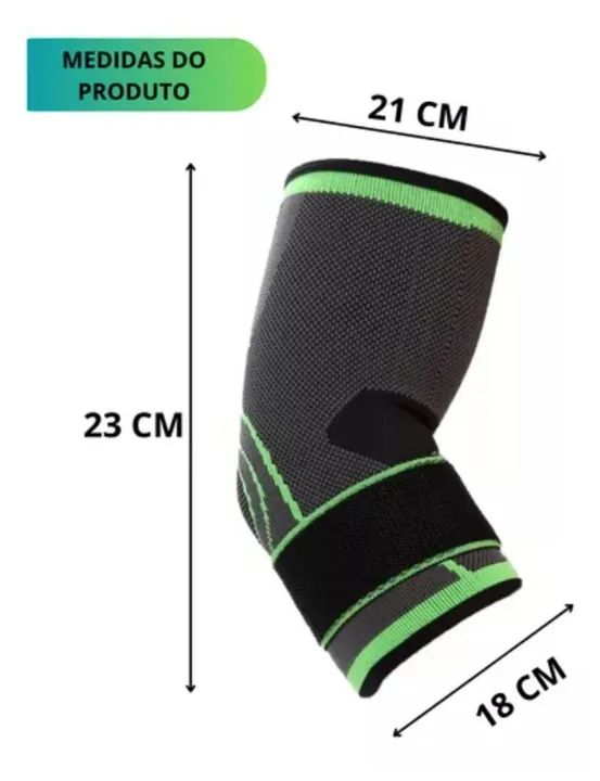 Cotoveleira de compressão com faixa ajustável  - Foto 6