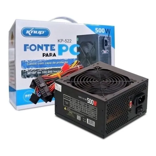 Fonte Alimentação Pc Desktop Atx 500W Bivolt Dmix Af-500A em Promoção na  Americanas