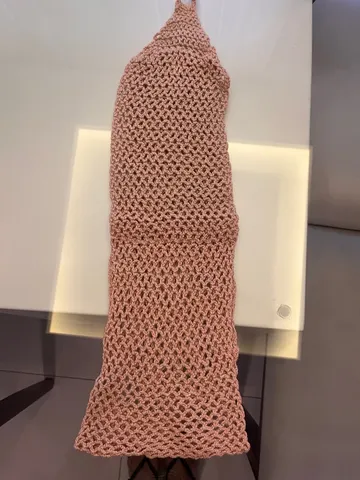 Porta papel higiênico de crochê