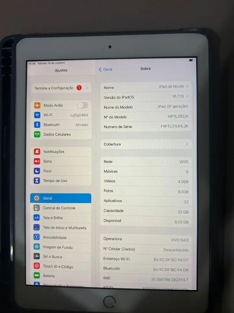 Ipad 5 geração 32 GB - Foto 3