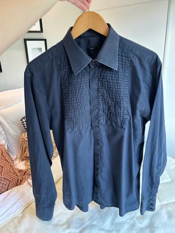 Camisa social chumbo Zoomp M