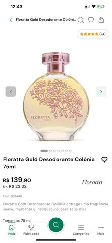 Perfumes Floratta lacrados abaixo do valor da revista - Foto 3