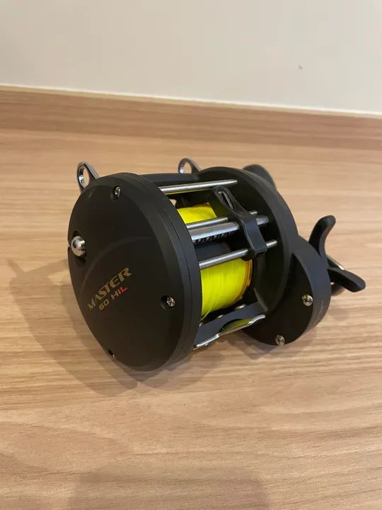 KIT Carretilha Marine Sport Master 60 + Vara de Pesca Giant Catfish X-Force - Foto 3