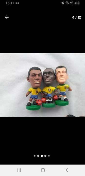 Bonecos de Futebol do Brasil - Coleção Completa! - Foto 6