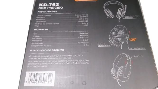 Fone de Ouvido para gamers e música - Foto 5