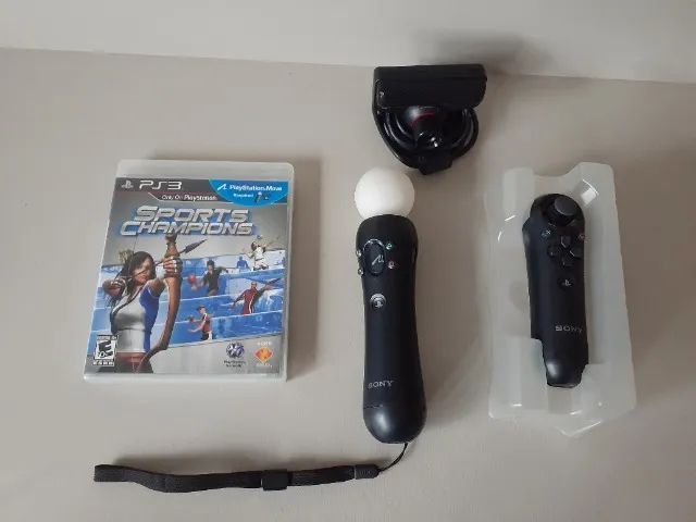 Kit Move e Jogo Sports Champions para PS3
