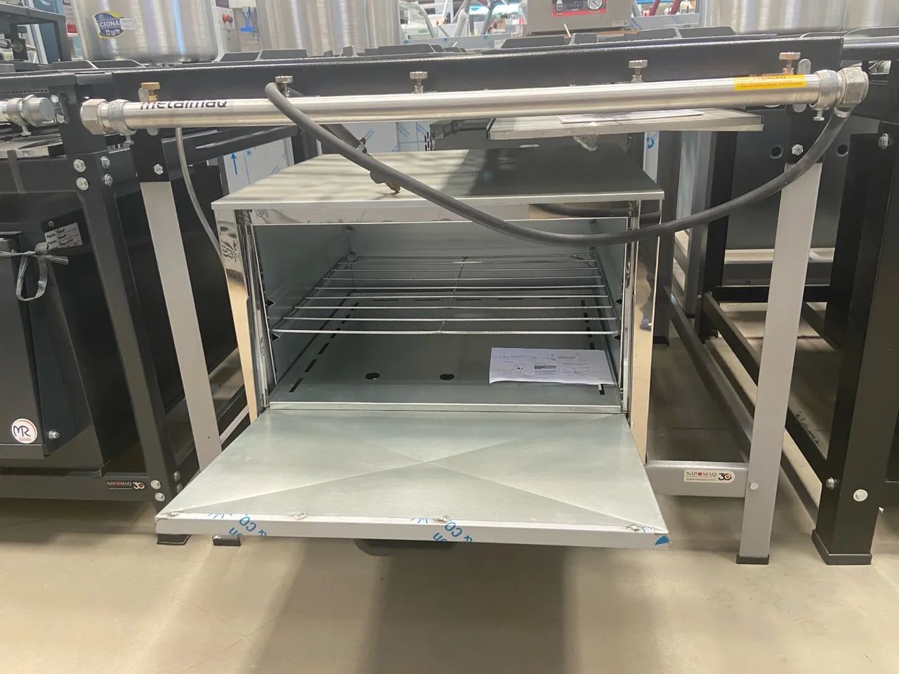 FOGÃO 4 BOCAS ALTA PRESSÃO STORI PREMIUM M18 COM FORNO P6,5 - METALMAQ  - Foto 3