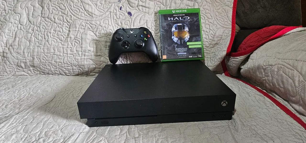 XNOX ONE X CONTROLE ORIGINAL CABOS E JOGO INCLUSO