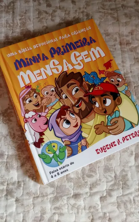 Livro Infantil Cristão: Minha Primeira Mensagem ( Capa Dura)