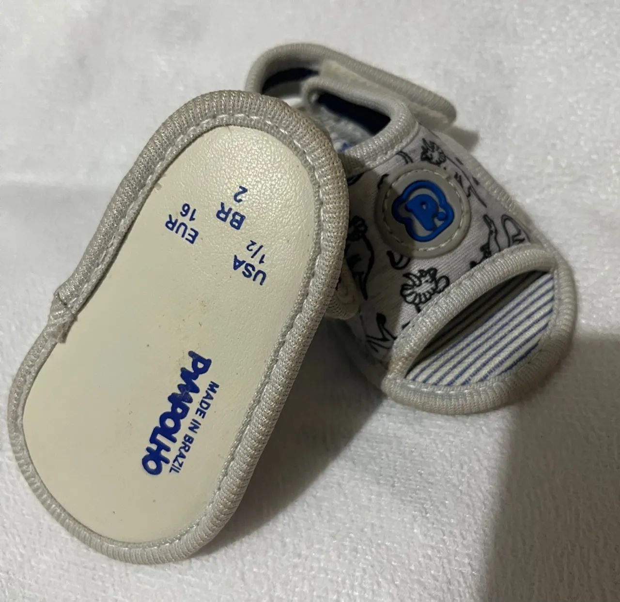 Sandália Bebê pimpolho Tamanho 16 Calçados Infantis São José