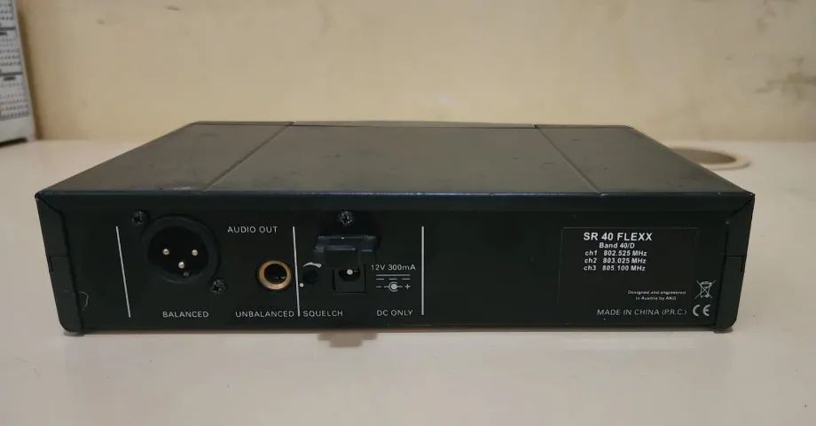 TRANSMISSOR MICROFONE SEM FIO AKG SR 4063824118514177121