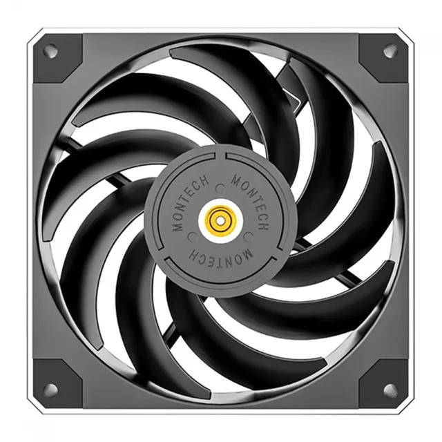 Cooler Para Gabinete Montech METAL 120 PWM, 120mm, Black