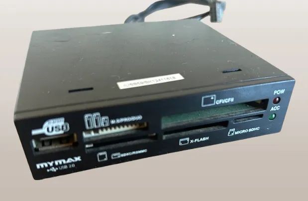 Leitor E Gravador De Cartão Multicard Reader Rw - Mymax