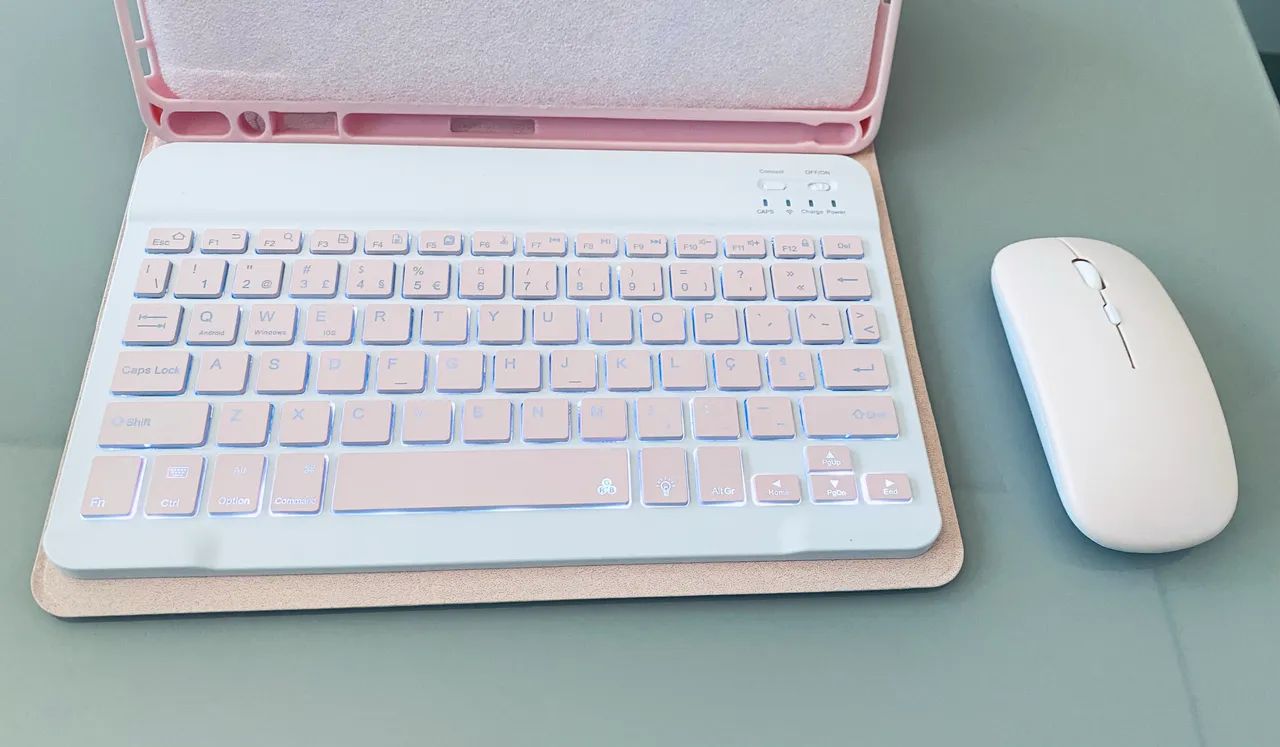 Capa Para iPad 9ª/8ª/7ª geração com Teclado E Mouse Retroiluminados64842049615105122