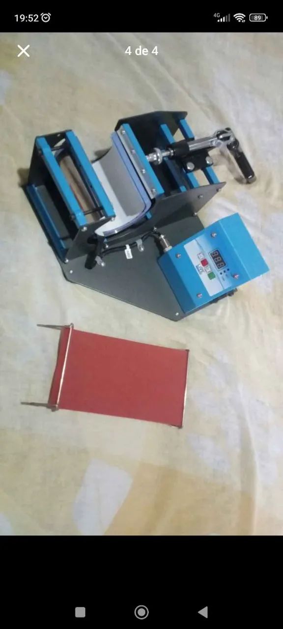 Máquina de sublimação para canecas