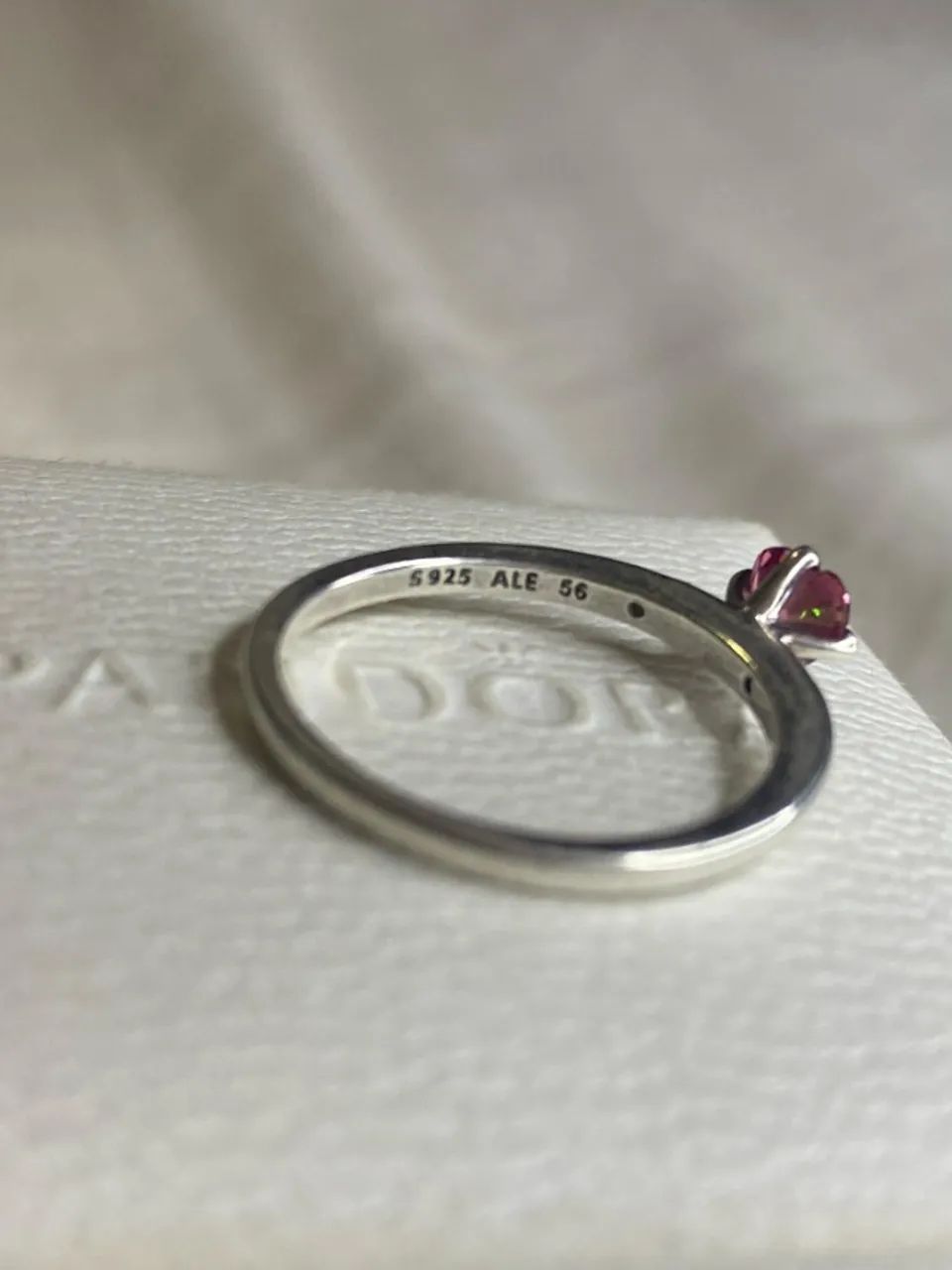 Anel Pandora Original - Prata - You & Me - Solitário - Foto 4